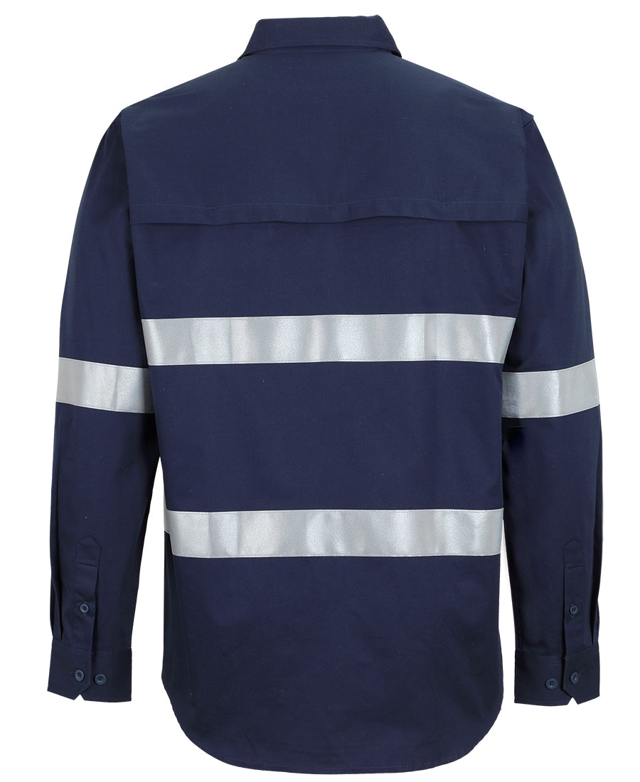 Jb's Close Front L/s 150g Work/shirt Reflective Tape - 6HWCT