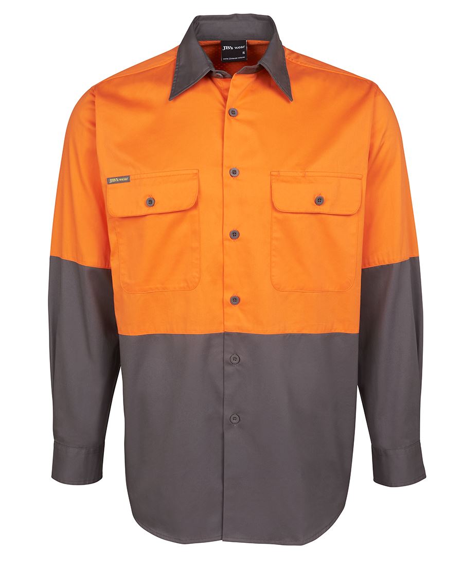 Jb's Hi Vis L/s 150g Shirt - 6HWSL