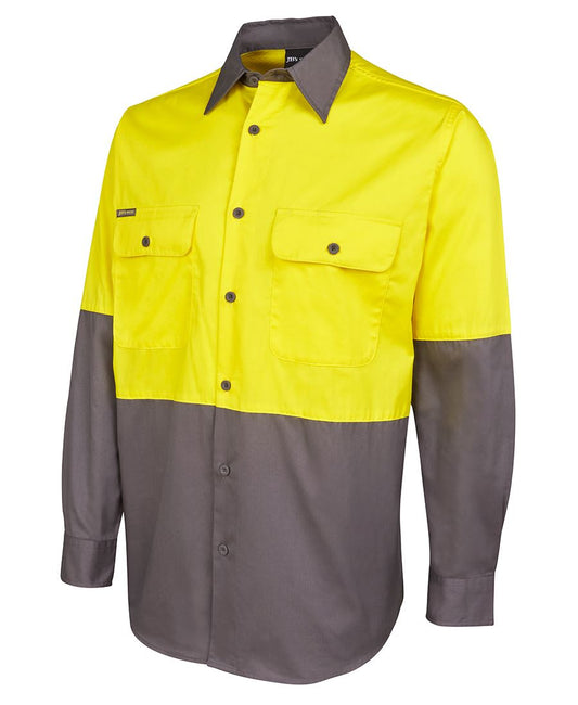 Jb's Hi Vis L/s 150g Shirt - 6HWSL