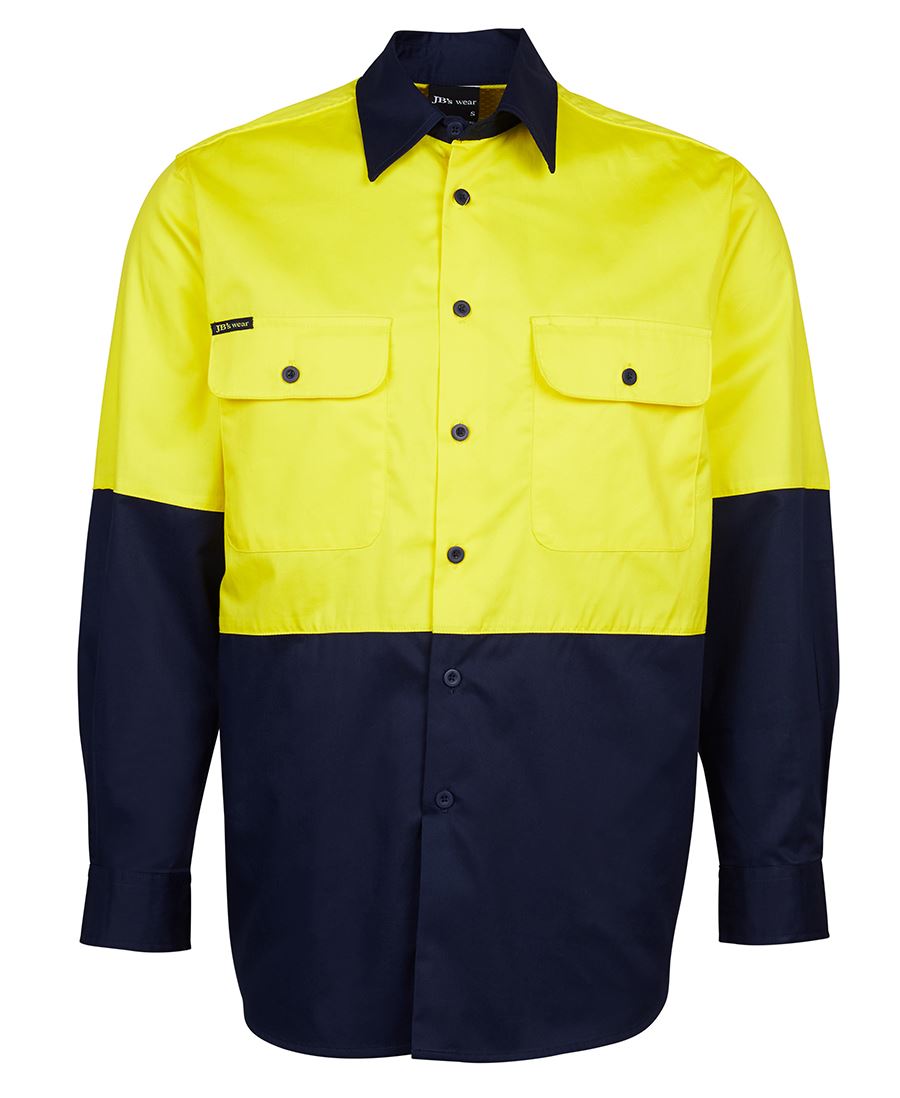 Jb's Hi Vis L/s 150g Shirt - 6HWSL