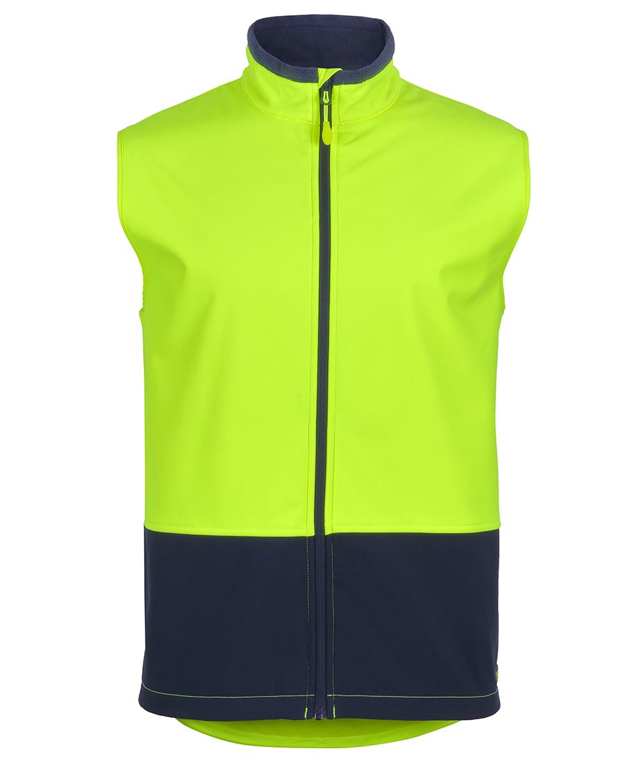 Jb's Hi Vis Water Resist Softshell Vest - 6HWV