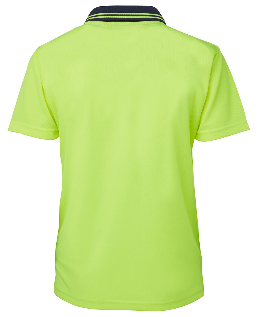 Jb's Ladies Hi Vis S/s Comfort Polo - 6LHCP