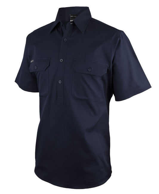 Jb's Close Front S/s 150g Work Shirt - 6WKCF