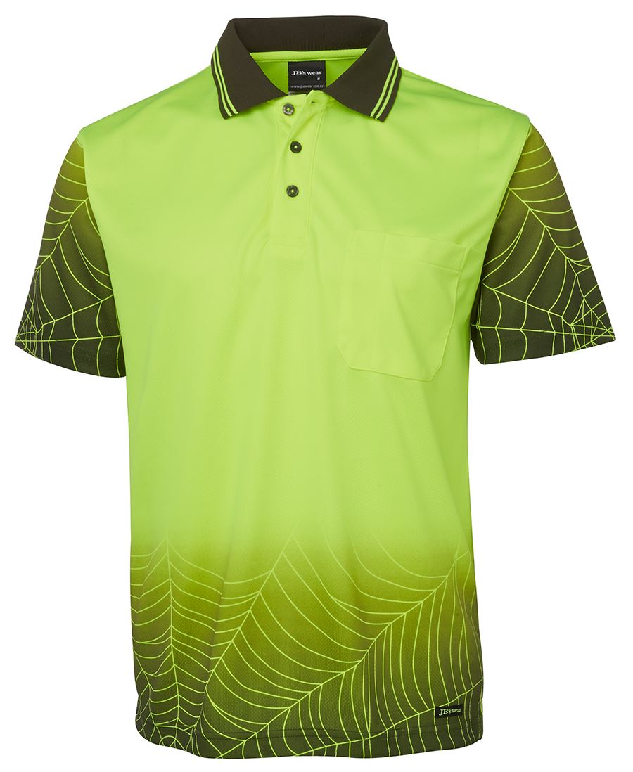 Jb's Hi Vis S/s Web Polo - 6WPS