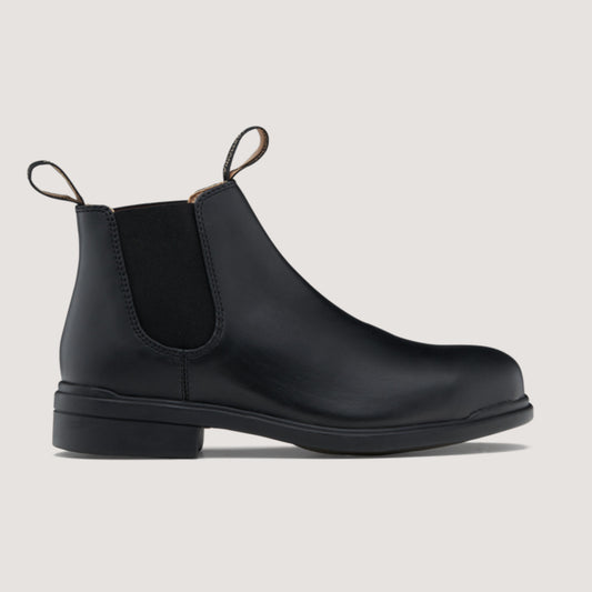 Blundstone Classic black leather elastic sided dress safety boot