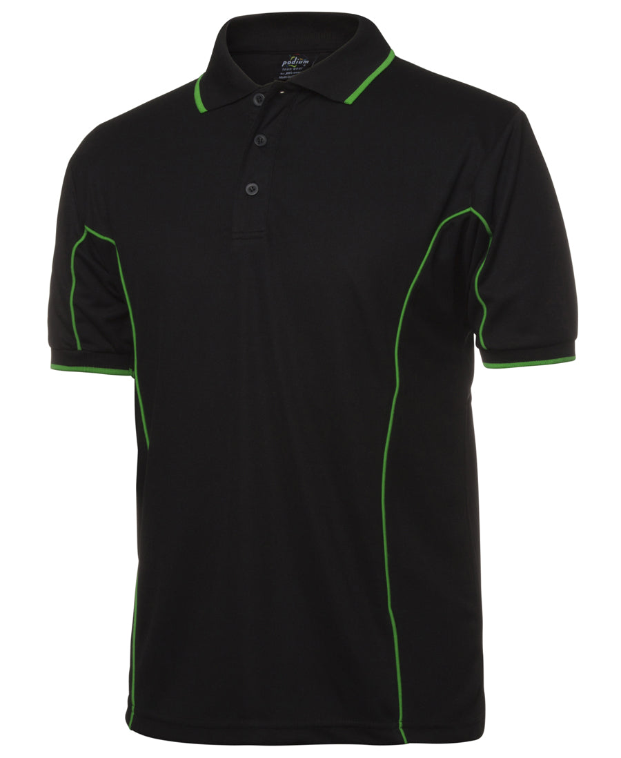PODIUM S/S PIPING POLO