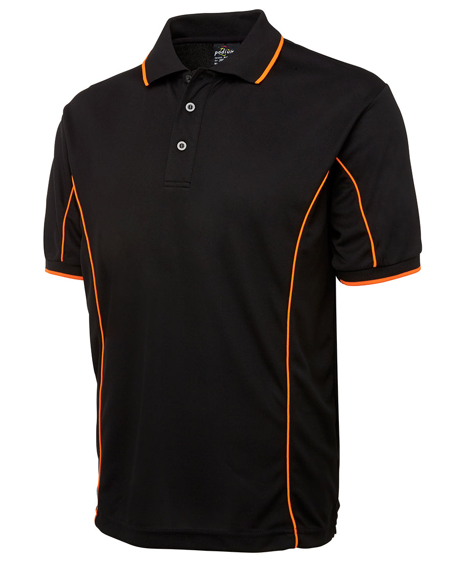 PODIUM S/S PIPING POLO