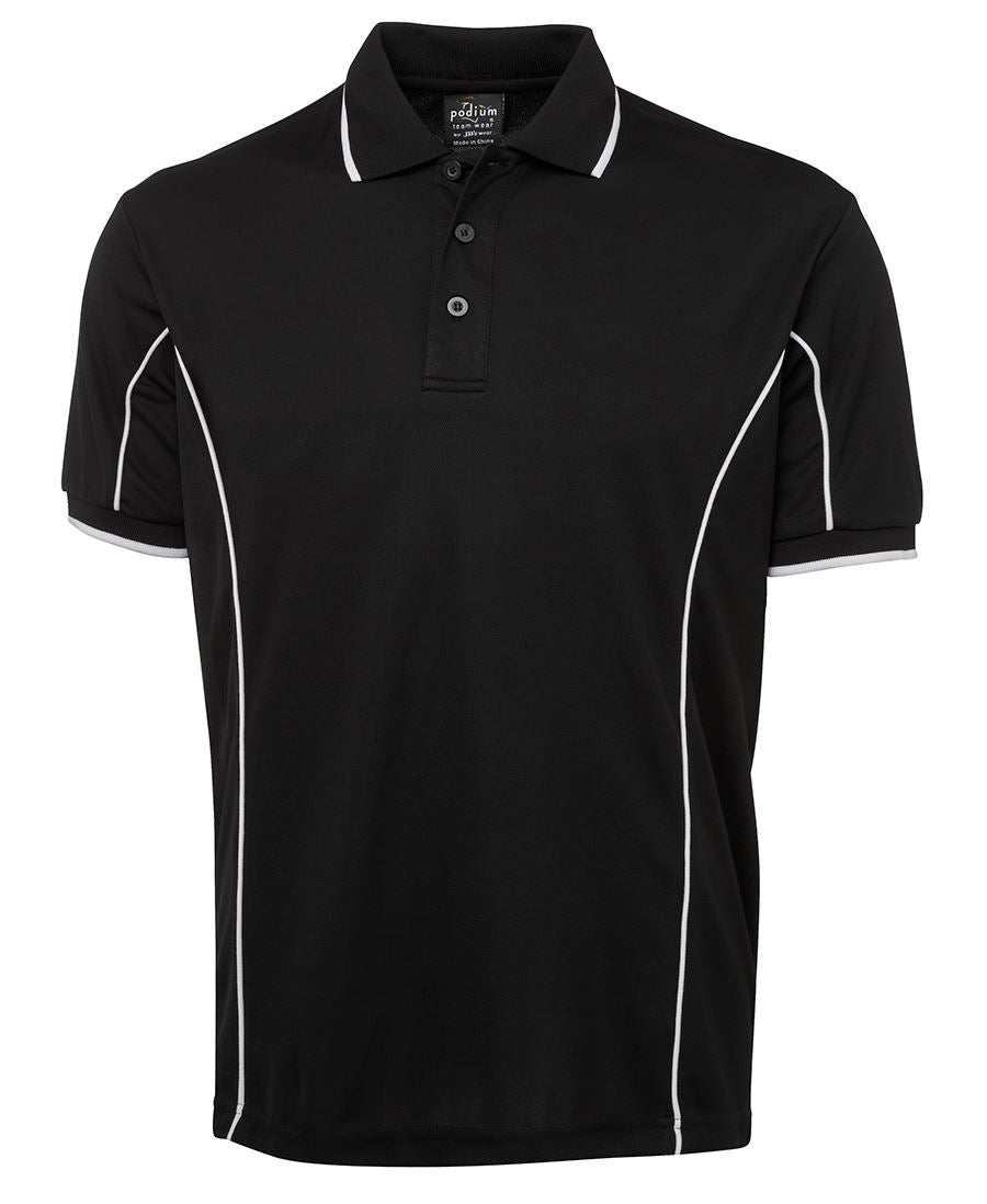 PODIUM S/S PIPING POLO