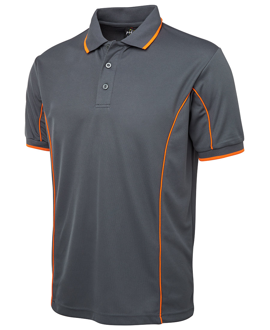 PODIUM S/S PIPING POLO