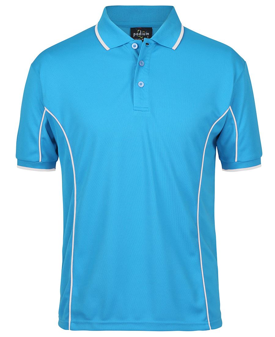 PODIUM S/S PIPING POLO