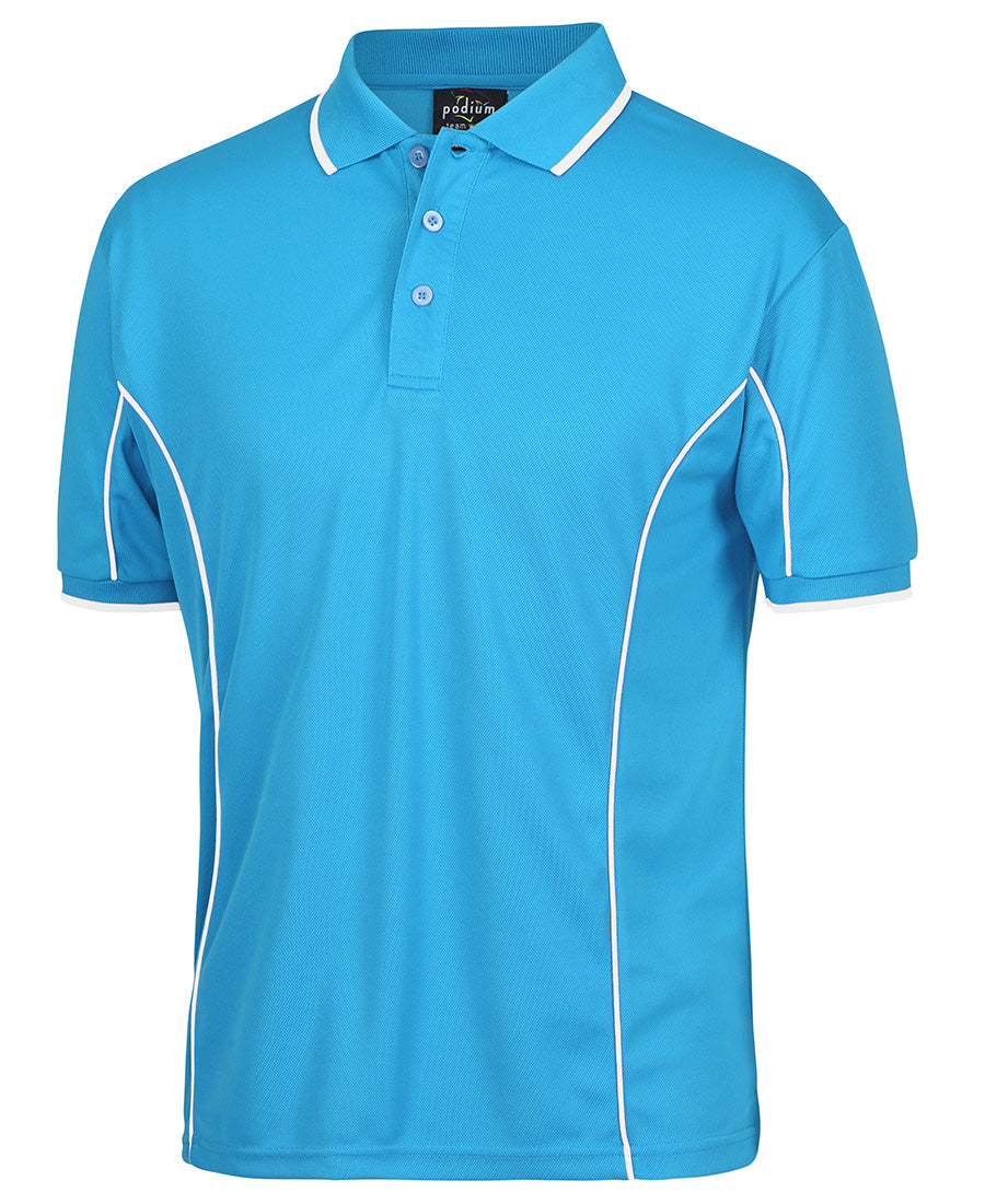 PODIUM S/S PIPING POLO