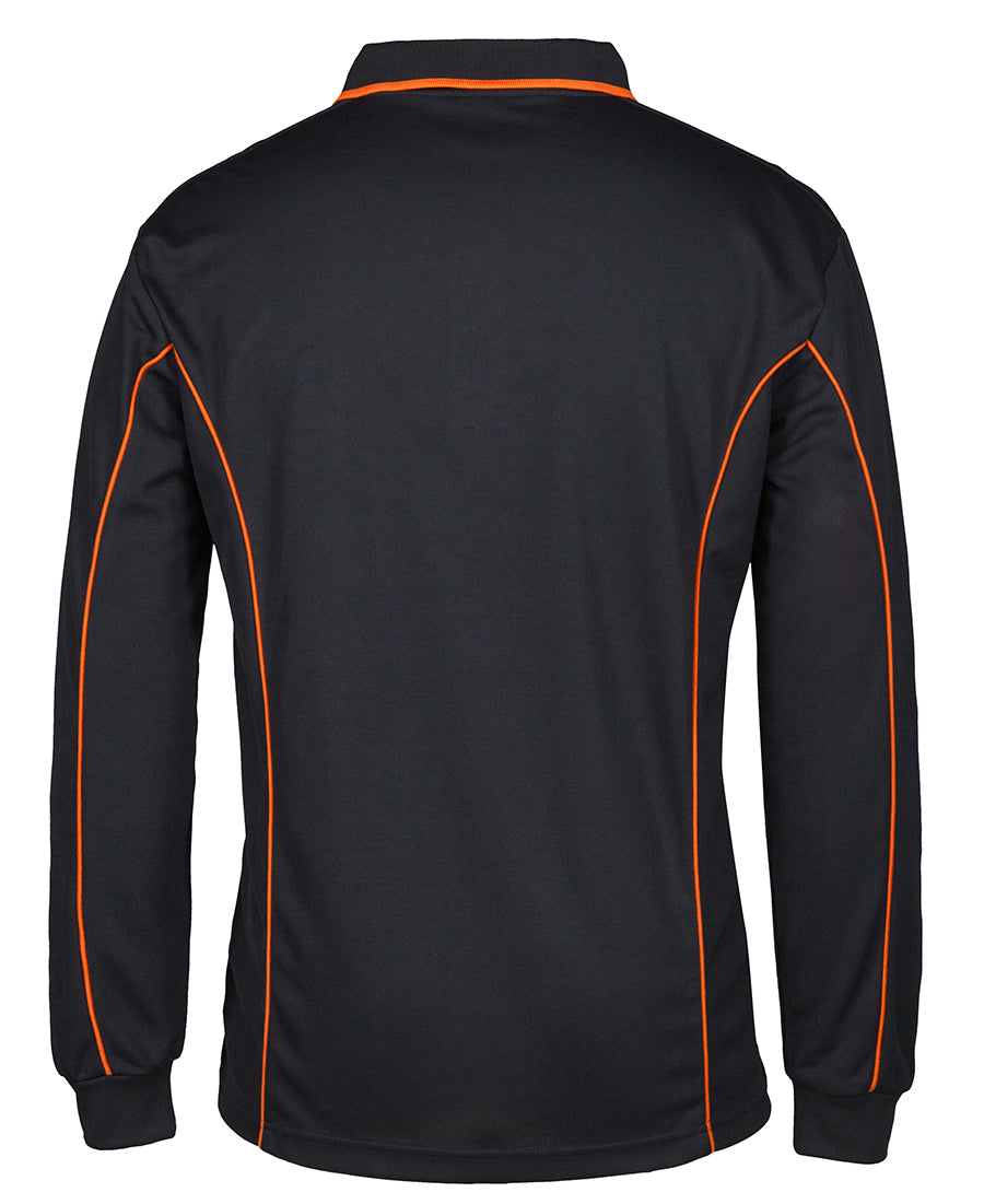 PODIUM L/S PIPING POLO