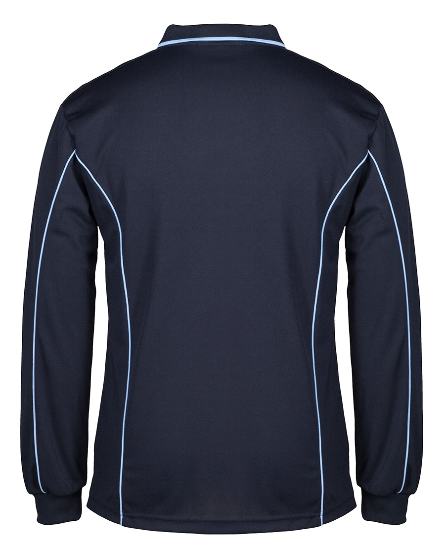 PODIUM L/S PIPING POLO