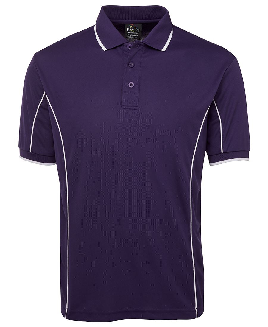 PODIUM S/S PIPING POLO