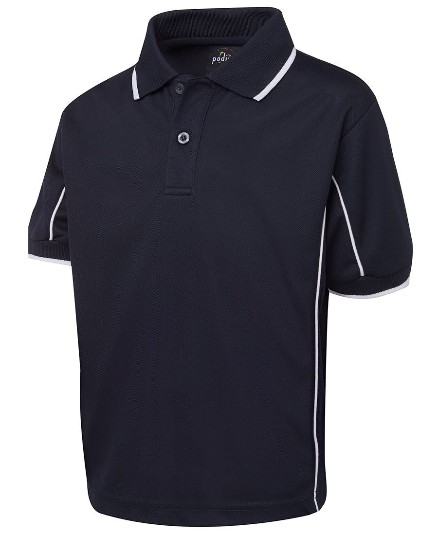 PODIUM KIDS S/S PIPING POLO