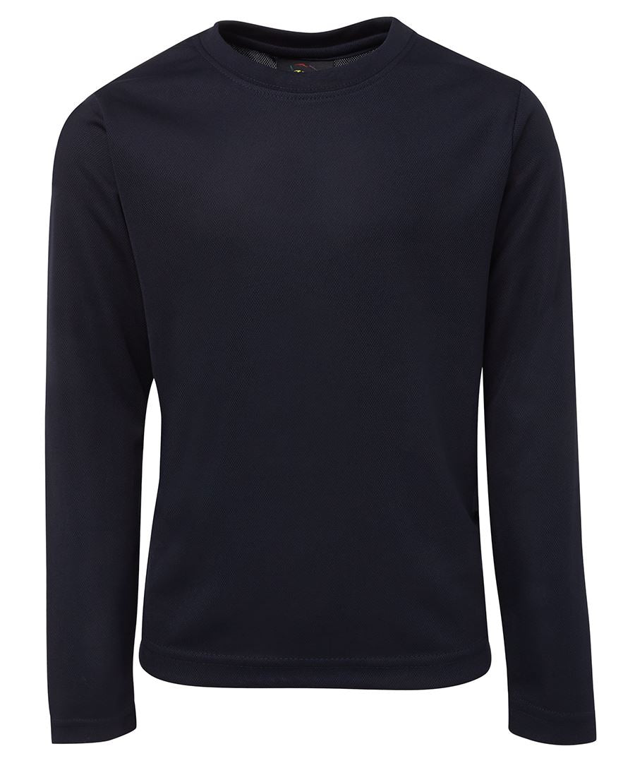 PODIUM KIDS L/S POLY TEE