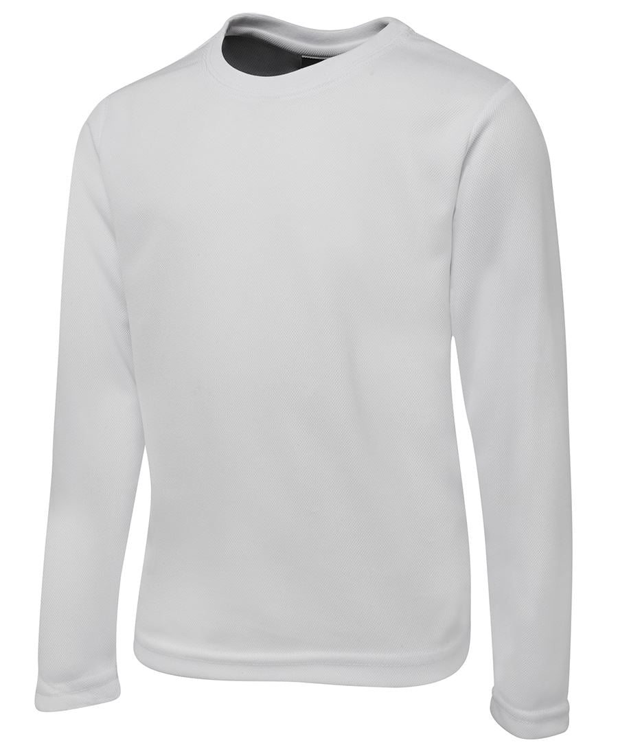 PODIUM KIDS L/S POLY TEE