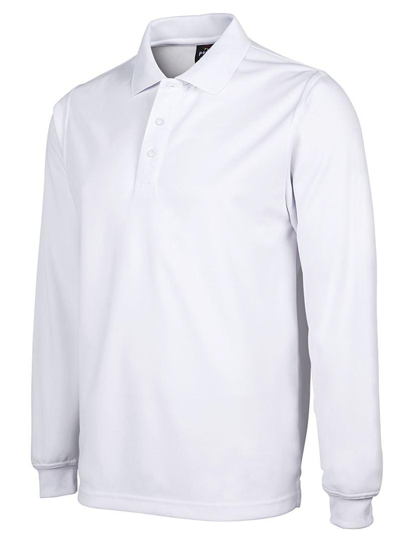 PODIUM L/S POLY POLO