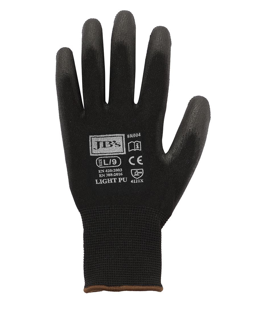 Jb's  Black Light Polyurethane Breathable Glove (12 Pk) - 8R004