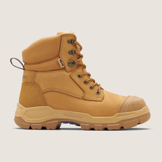 Blundstone RotoFlex Wheat water-resistant nubuck 150mm lace up safety boot - 9010