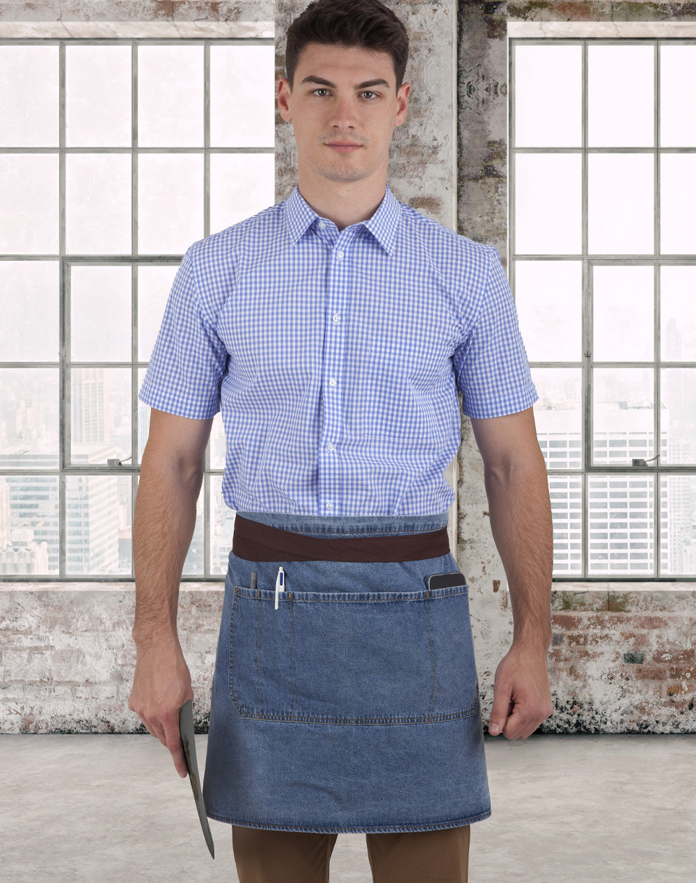 BENCHMARK Denim Half Apron - AP10