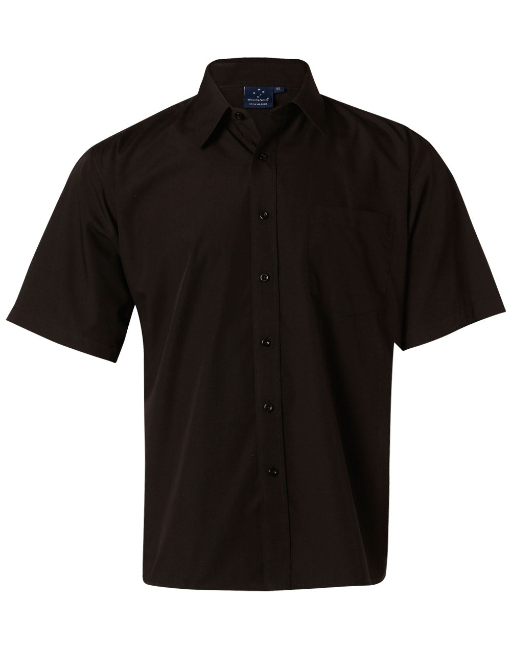 WINNING SPIRIT Man's poplin shirt,short sleeve - BS01S