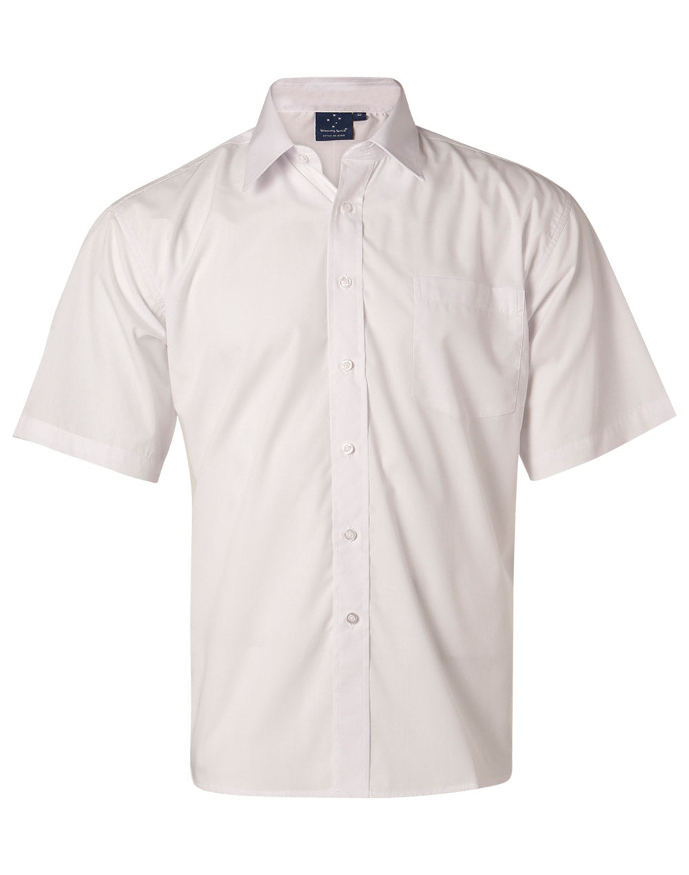 WINNING SPIRIT Man's poplin shirt,short sleeve - BS01S