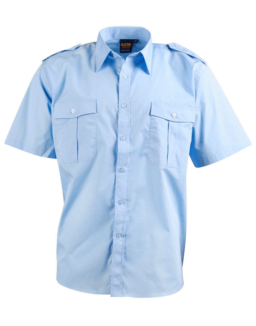 WINNING SPIRIT Unisex epaulette shirt ,short sleeve. - BS06S