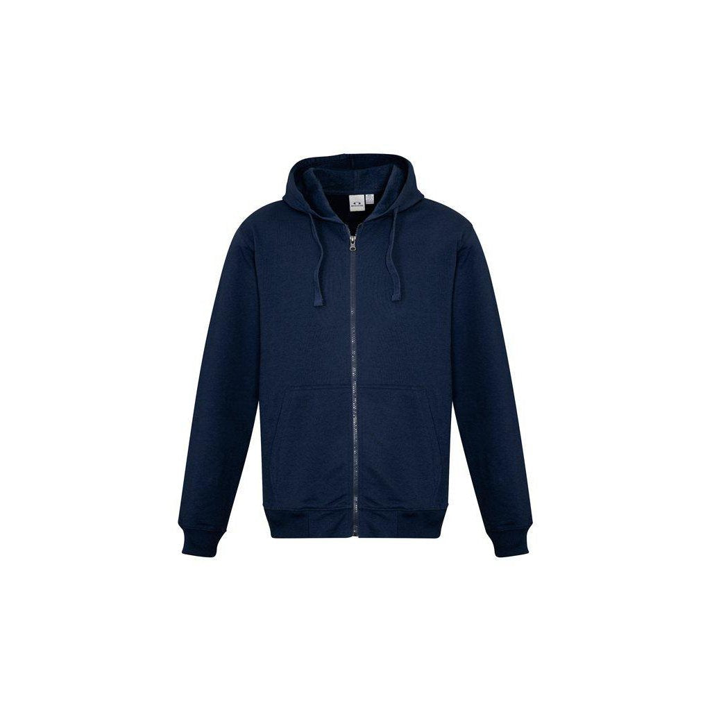 BIZ Mens Crew Zip Hoodie - SW762M