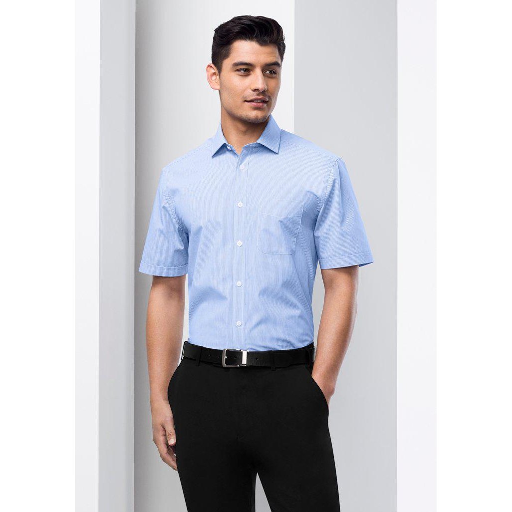BIZ Mens Euro Short Sleeve Shirt - S812MS