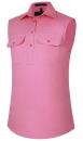 Pilbara Women's Closed Front Sleeveless Shirt - RM900CF
