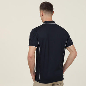 Short Sleeve Tipped Collar Anti-bac Polyface Polo