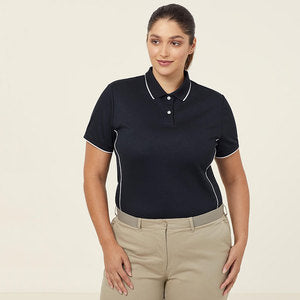 Short Sleeve Tipped Collar Anti-bac Polyface Polo