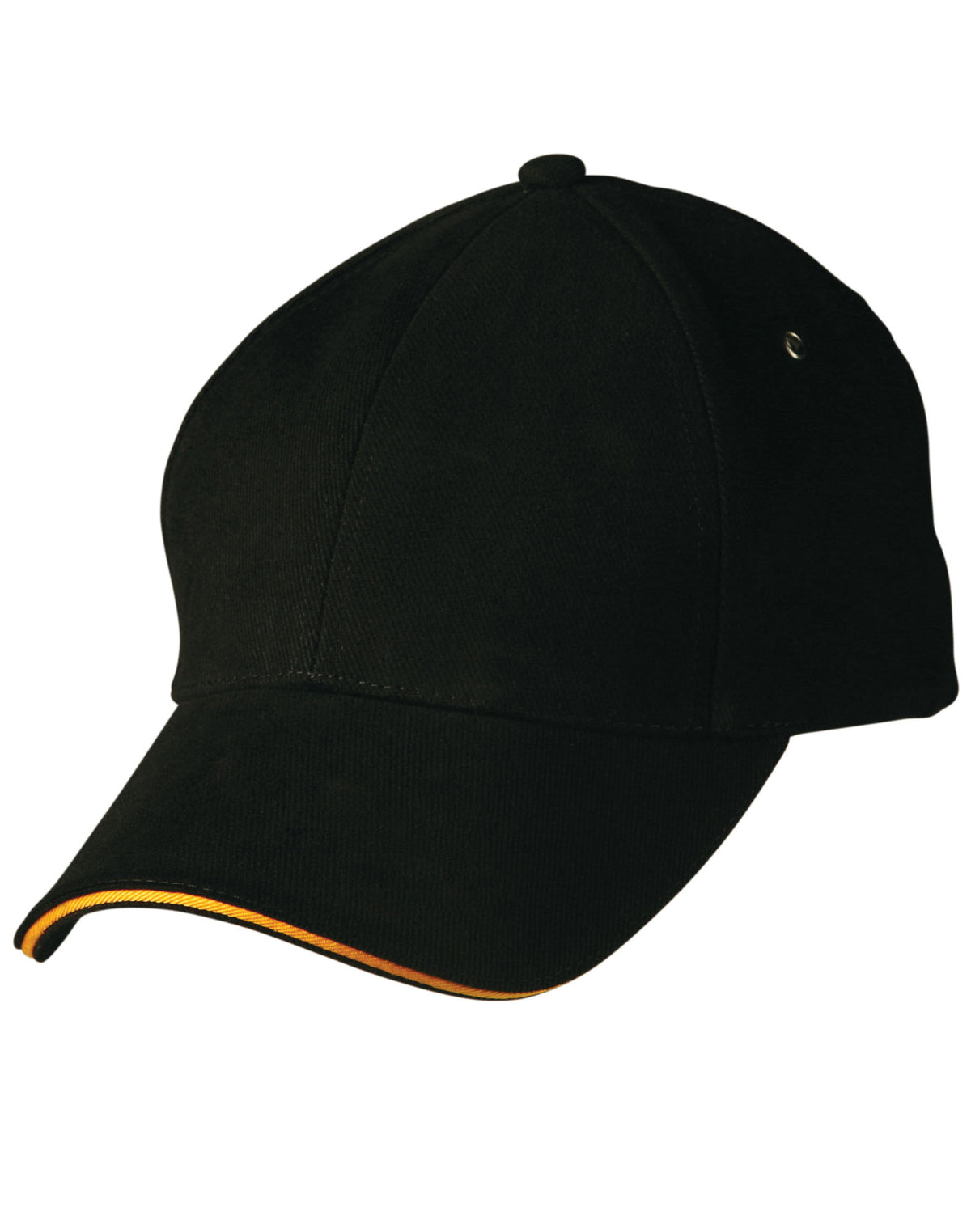 WINNING SPIRIT Heavy Brushed Cotton sandwich peak cap - CH18