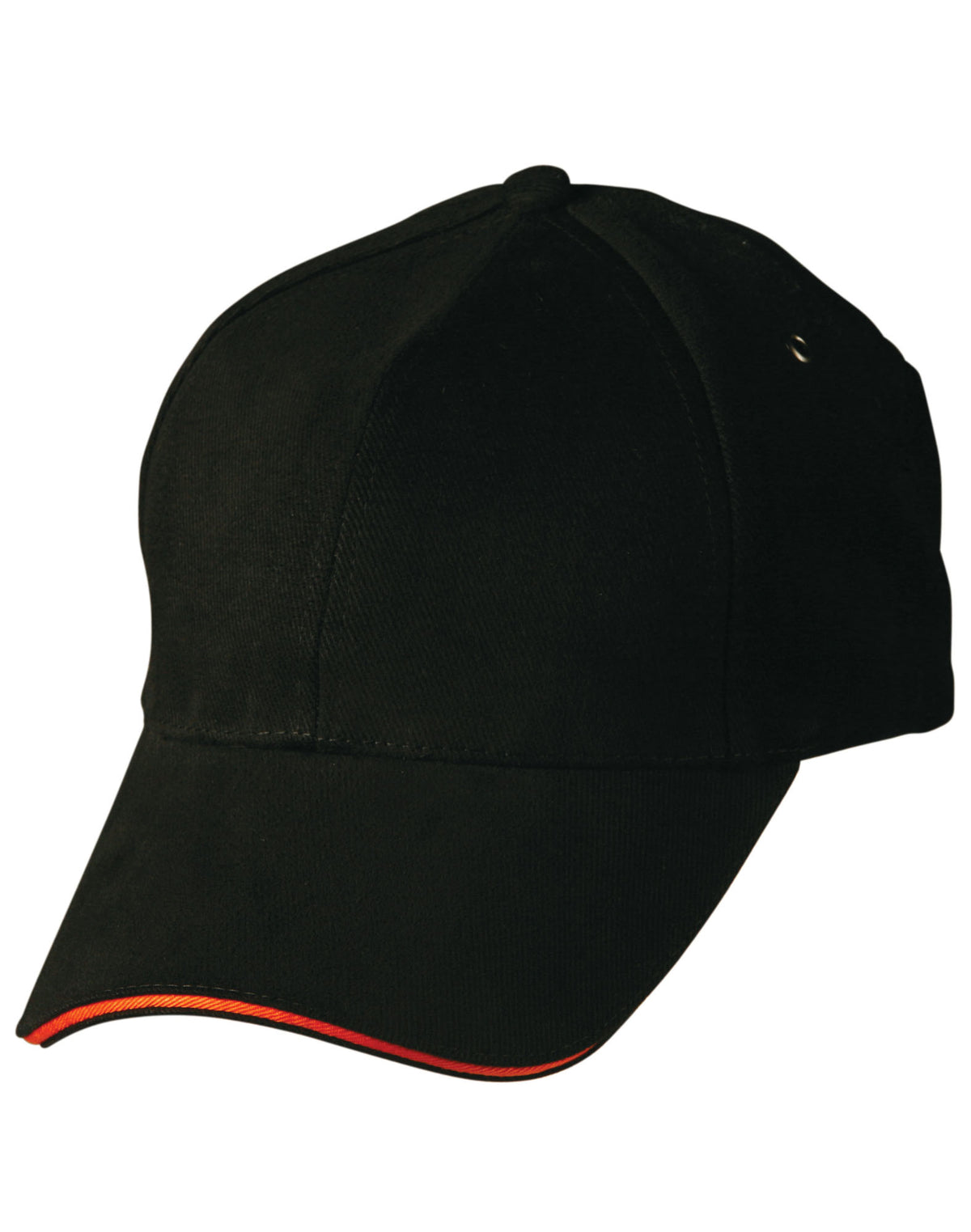 WINNING SPIRIT Heavy Brushed Cotton sandwich peak cap - CH18