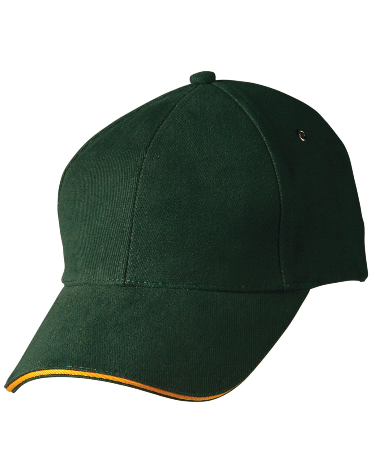 WINNING SPIRIT Heavy Brushed Cotton sandwich peak cap - CH18