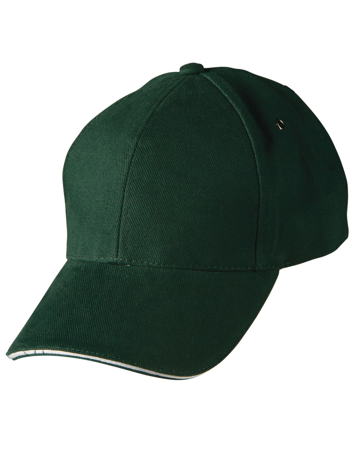 WINNING SPIRIT Heavy Brushed Cotton sandwich peak cap - CH18