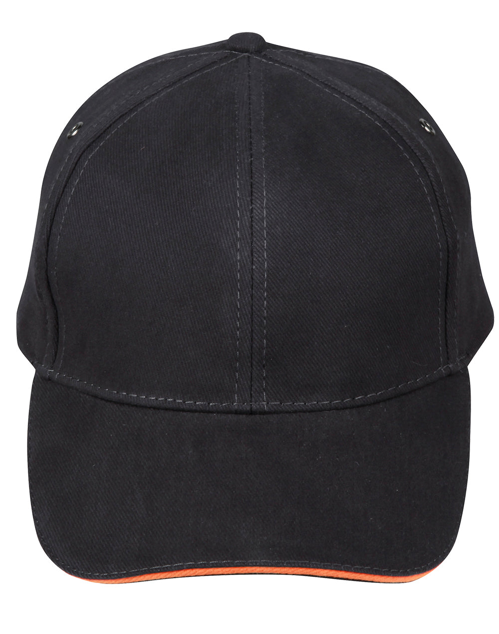 WINNING SPIRIT Heavy Brushed Cotton sandwich peak cap - CH18
