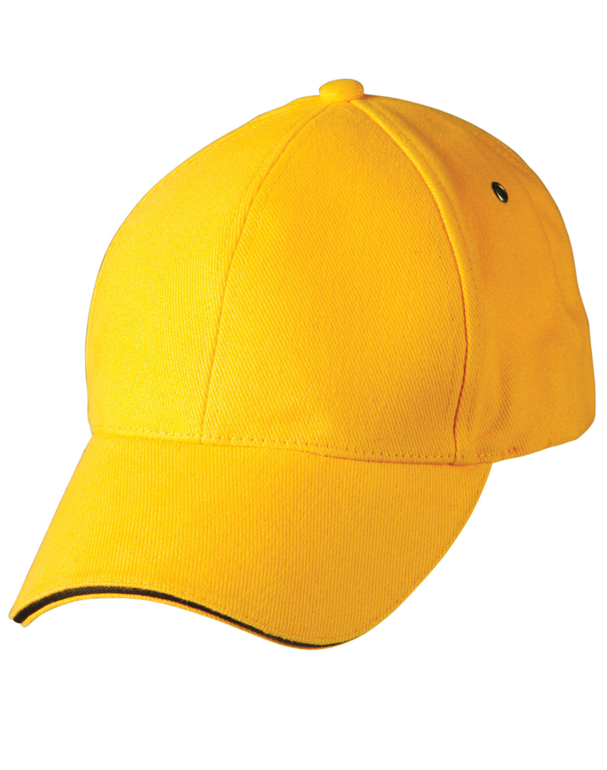 WINNING SPIRIT Heavy Brushed Cotton sandwich peak cap - CH18