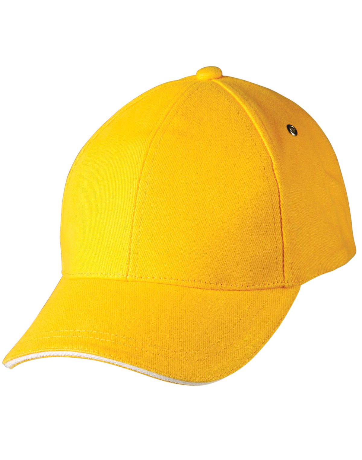 WINNING SPIRIT Heavy Brushed Cotton sandwich peak cap - CH18