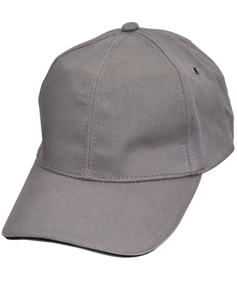 WINNING SPIRIT Heavy Brushed Cotton sandwich peak cap - CH18