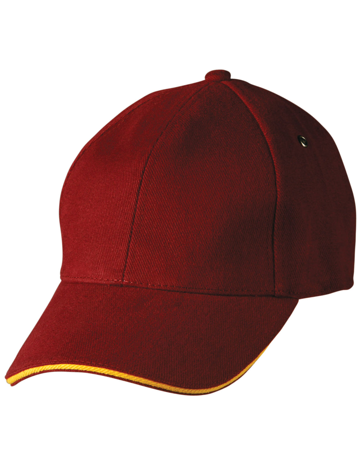 WINNING SPIRIT Heavy Brushed Cotton sandwich peak cap - CH18