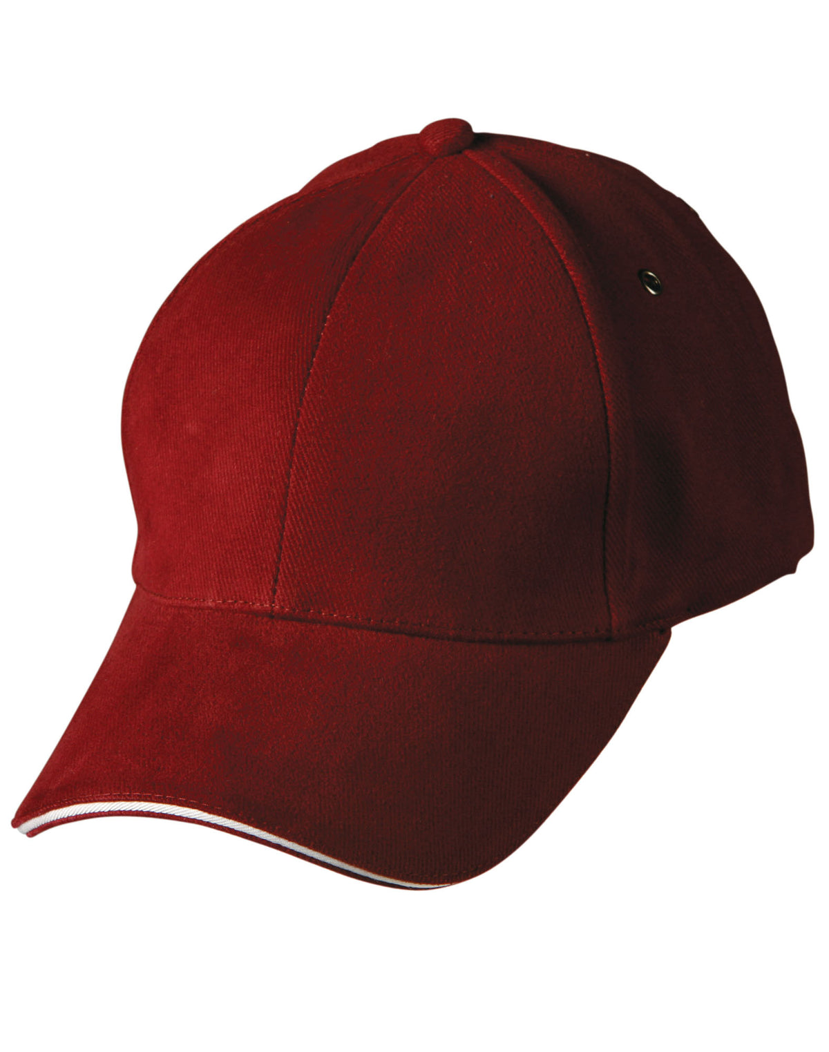 WINNING SPIRIT Heavy Brushed Cotton sandwich peak cap - CH18
