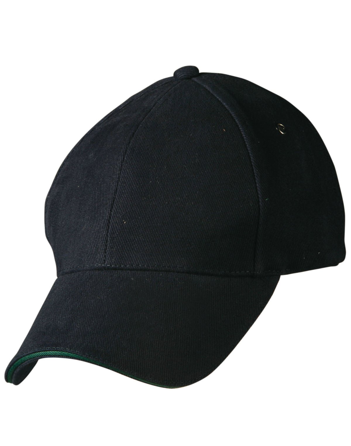 WINNING SPIRIT Heavy Brushed Cotton sandwich peak cap - CH18