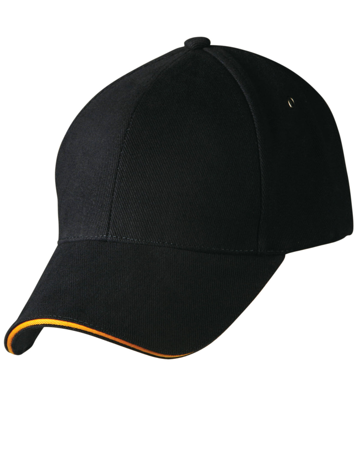 WINNING SPIRIT Heavy Brushed Cotton sandwich peak cap - CH18
