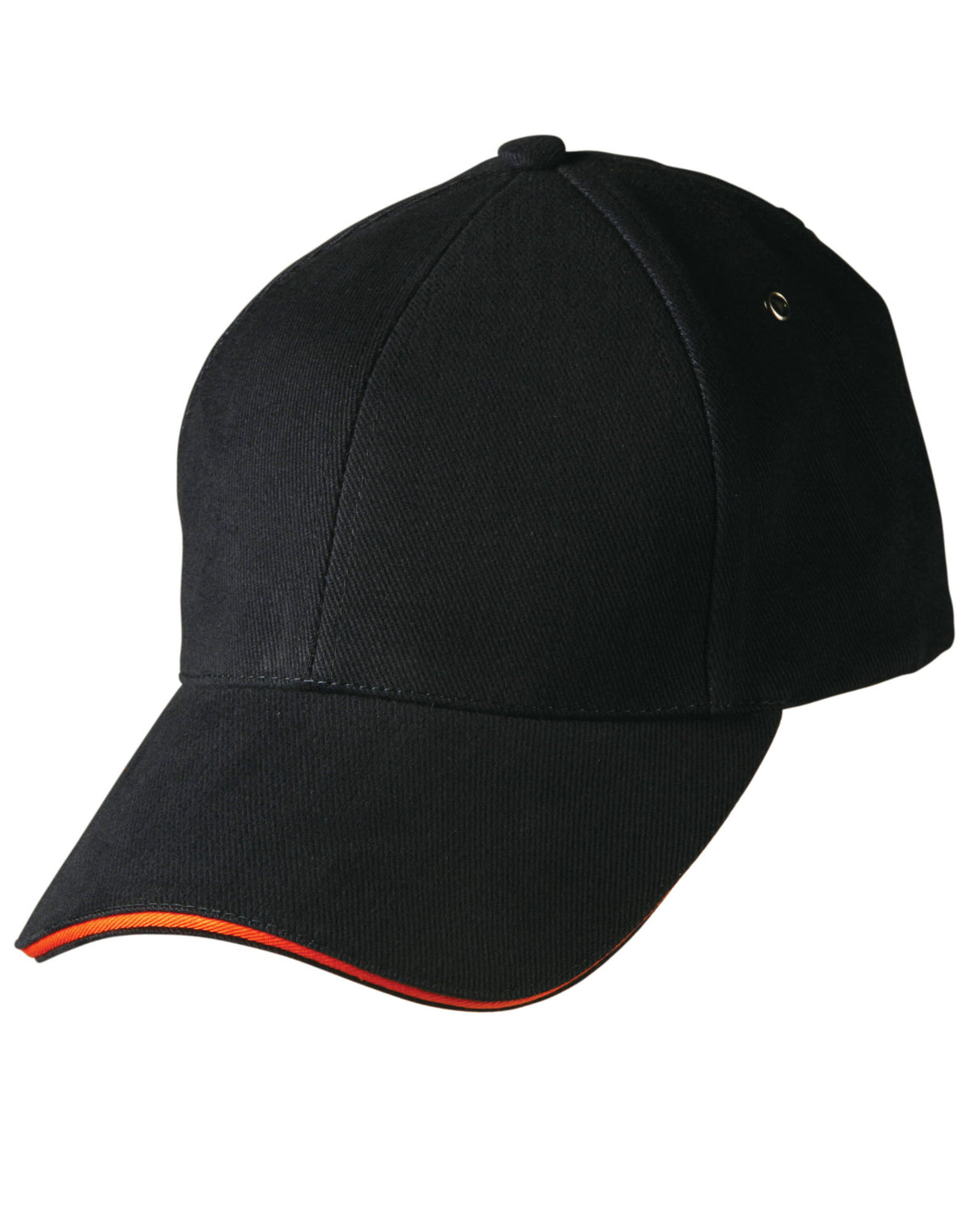 WINNING SPIRIT Heavy Brushed Cotton sandwich peak cap - CH18