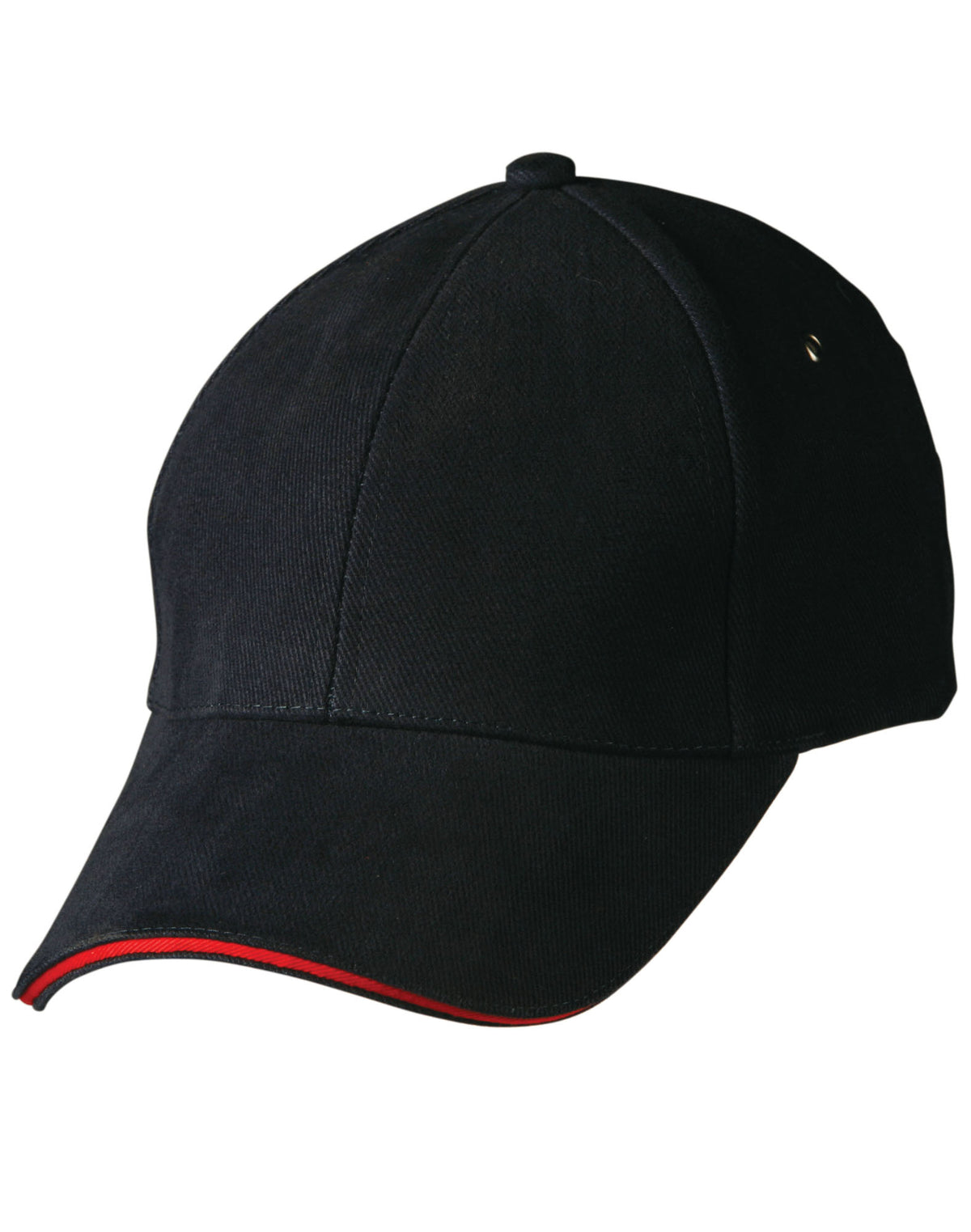 WINNING SPIRIT Heavy Brushed Cotton sandwich peak cap - CH18