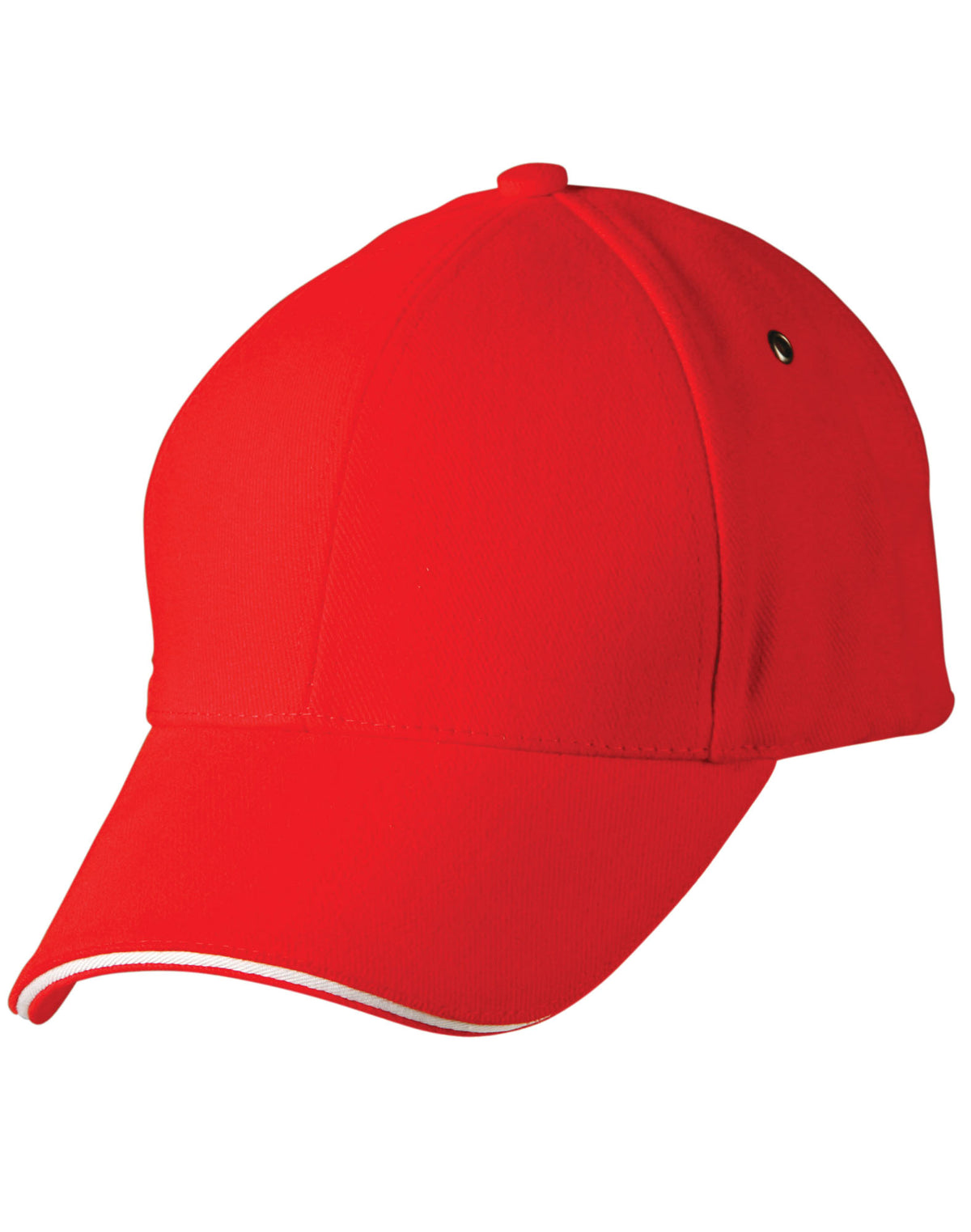 WINNING SPIRIT Heavy Brushed Cotton sandwich peak cap - CH18