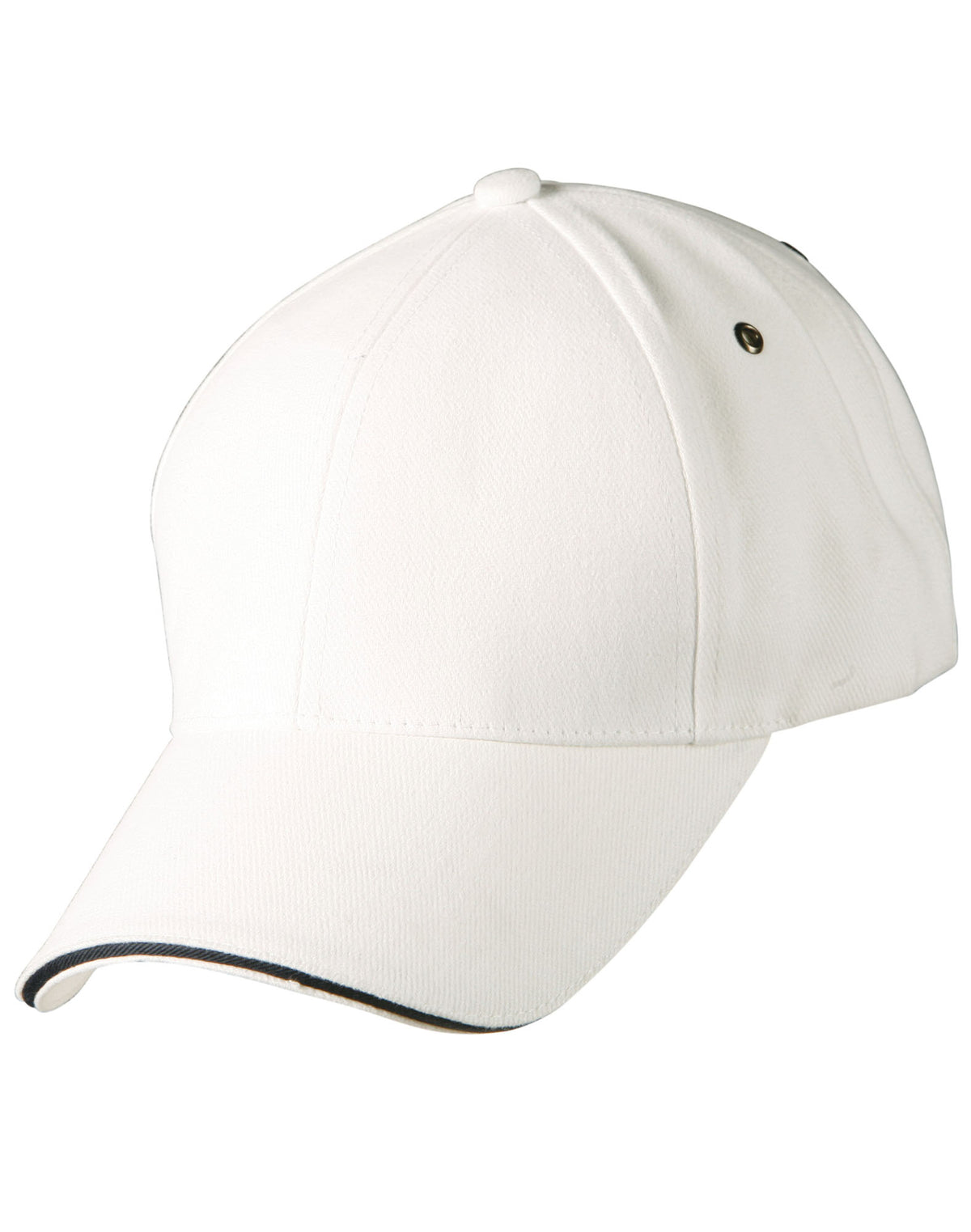 WINNING SPIRIT Heavy Brushed Cotton sandwich peak cap - CH18