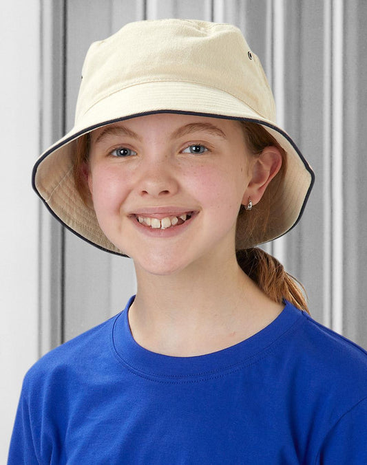 WINNING SPIRIT soft washed sandwich bucket hat - CH31